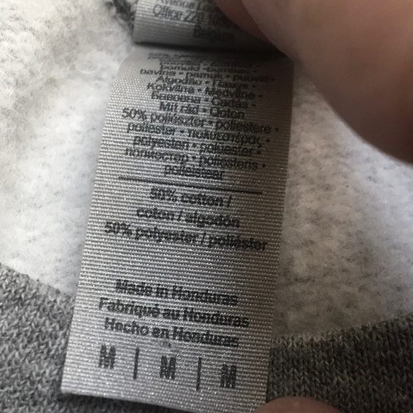 GILDAN/“HEATHER GRAY”YALE”NAVY LETTERING SWEATSHIRT/NEW - Picture 7 of 7